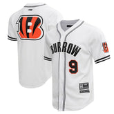 Cincinnati Bengals Joe Burrow Pro Standard Mesh Baseball Button-Up T-Shirt | NFL Online