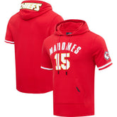 Kansas City Chiefs Patrick Mahomes Pro Standard Player Name & Number Hoodie T-Shirt | NFL Outlet