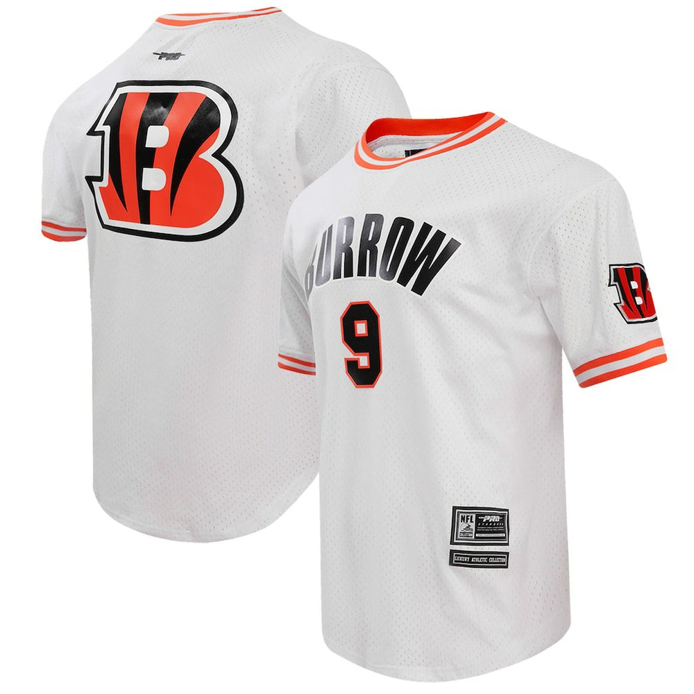 Cincinnati Bengals Joe Burrow Pro Standard Player Name & Number Mesh T-Shirt | NFL Hot