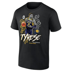 Black Tyrese Haliburton Indiana Pacers Competitor T-Shirt | NBA