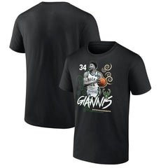 Black Giannis Antetokounmpo Milwaukee Bucks Competitor T-Shirt | NBA