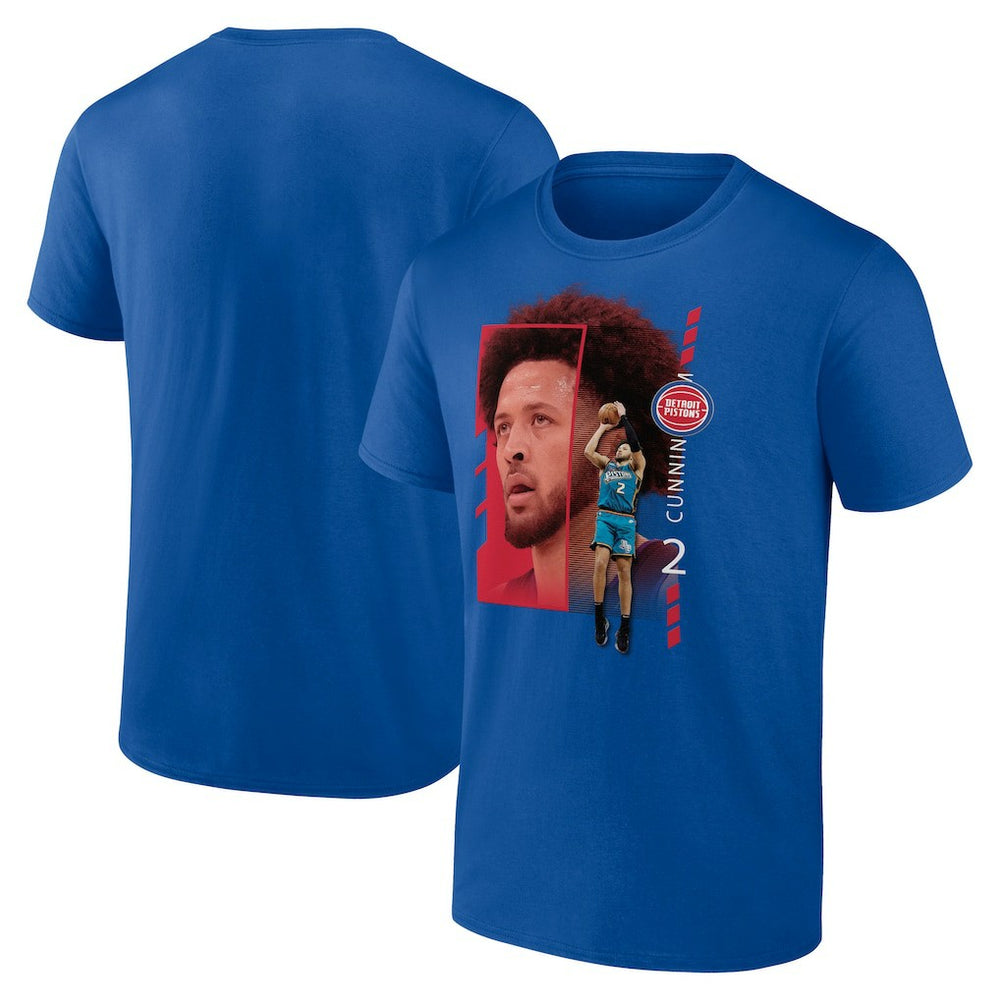 Royal Cade Cunningham Detroit Pistons Jump Pass T-Shirt sale | NBA