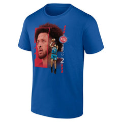 Royal Cade Cunningham Detroit Pistons Jump Pass T-Shirt sale | NBA
