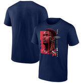 Navy Zion Williamson New Orleans Pelicans Jump Pass T-Shirt | NBA