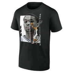 Black Keldon Johnson San Antonio Spurs Jump Pass T-Shirt | NBA