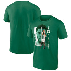 Green Jayson Tatum Boston Celtics Jump Pass T-Shirt | NBA