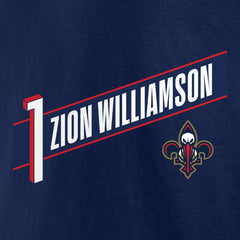 Navy Zion Williamson New Orleans Pelicans Full-Court Press Name & Number T-Shirt | NBA