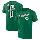 Green Jayson Tatum Boston Celtics Full-Court Press Name & Number T-Shirt | NBA