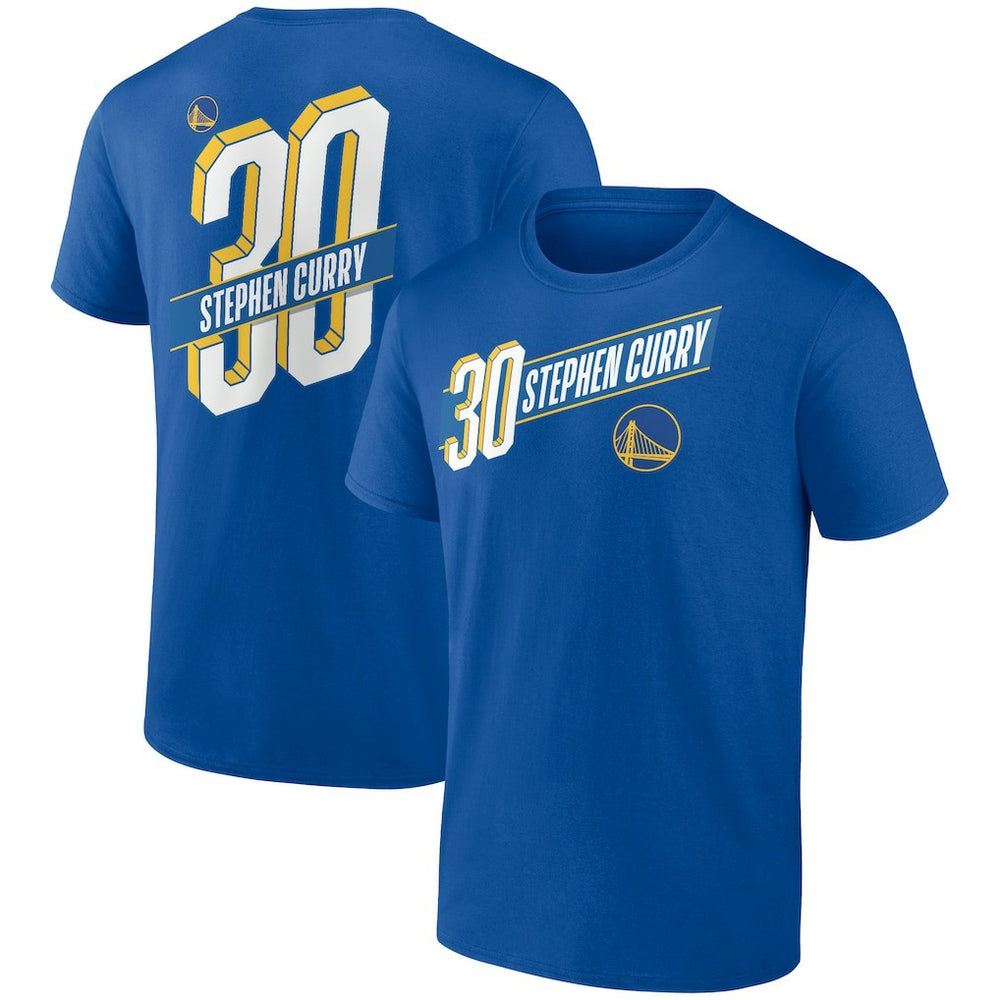 Royal Stephen Curry Golden State Warriors Full-Court Press Name & Number T-Shirt sale | NBA