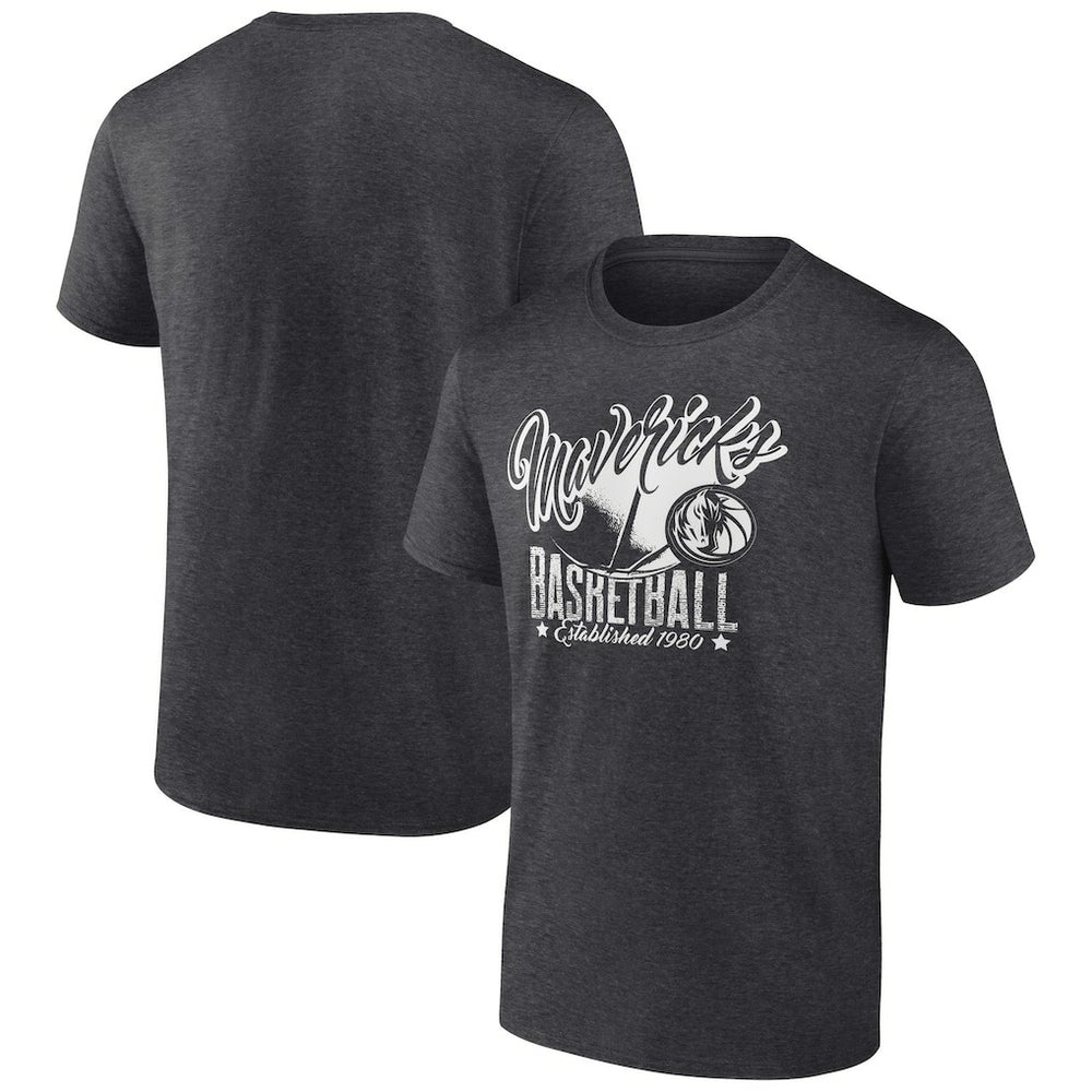 Charcoal Dallas Mavericks Winner T-Shirt | NBA