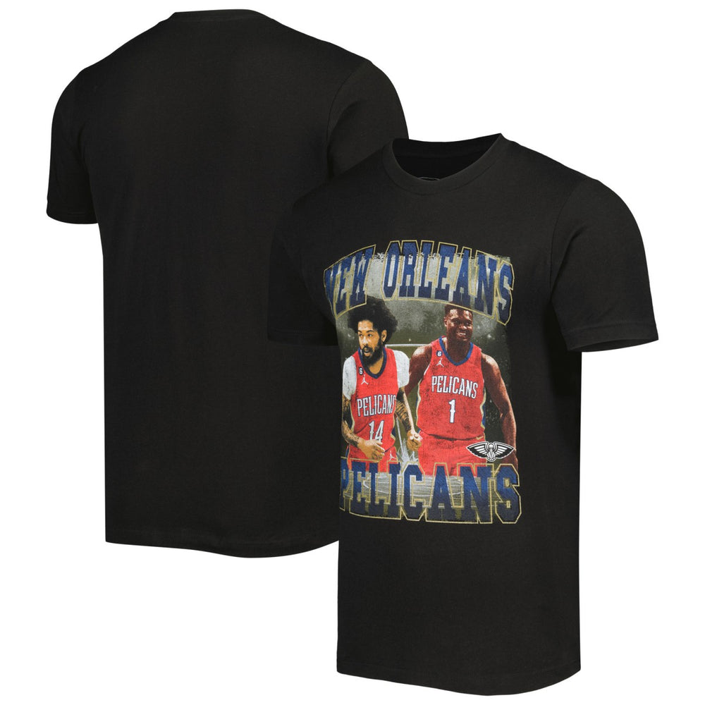Black Zion Williamson & Brandon Ingram New Orleans Pelicans Stadium Essentials Unisex Player Duo T-Shirt | NBA