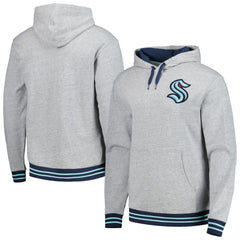 Seattle Kraken Mitchell & Ness Classic French Terry Pullover Hoodie - NHL Hoodies