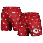 Kansas City Chiefs Pro Standard Allover Print Mini Logo Shorts | NFL Discount
