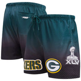 Green Bay Packers Pro Standard Ombre Mesh Shorts | NFL Outlet