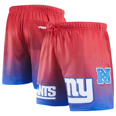New York Giants Pro Standard Ombre Mesh Shorts | NFL Hot