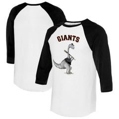 San Francisco Giants Tiny Turnip Women's Bronto 3/4-Sleeve Raglan T-Shirt - MLB T-shirts