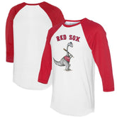 Boston Red Sox Tiny Turnip Women's Bronto 3/4-Sleeve Raglan T-Shirt - MLB T-shirts
