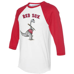 Boston Red Sox Tiny Turnip Women's Bronto 3/4-Sleeve Raglan T-Shirt - MLB T-shirts