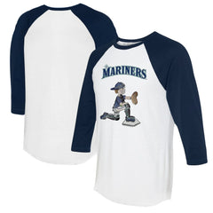 Seattle Mariners Tiny Turnip Women's Caleb 3/4-Sleeve Raglan T-Shirt - MLB T-shirts