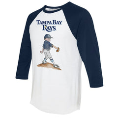 Tampa Bay Rays Tiny Turnip Women's Clemente 3/4-Sleeve Raglan T-Shirt - MLB T-shirts