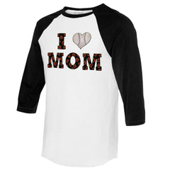 Baltimore Orioles Tiny Turnip Women's I Love Mom 3/4-Sleeve Raglan T-Shirt - MLB T-shirts