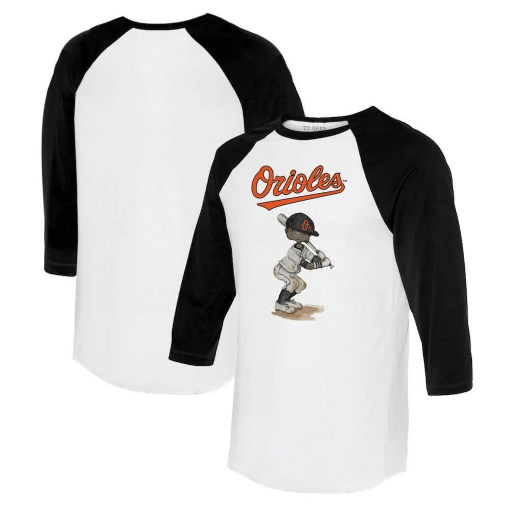 Baltimore Orioles Tiny Turnip Women's James 3/4-Sleeve Raglan T-Shirt - MLB T-shirts