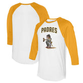 San Diego Padres Tiny Turnip Women's Kate 3/4-Sleeve Raglan T-Shirt - MLB T-shirts
