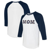 Houston Astros Tiny Turnip Women's Logo Mom 3/4-Sleeve Raglan T-Shirt - MLB T-shirts