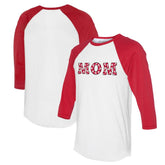 Philadelphia Phillies Tiny Turnip Women's Logo Mom 3/4-Sleeve Raglan T-Shirt - MLB T-shirts