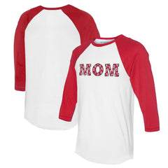 St. Louis Cardinals Tiny Turnip Women's Logo Mom 3/4-Sleeve Raglan T-Shirt - MLB T-shirts