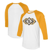 San Diego Padres Tiny Turnip Women's Prism Arrows 3/4-Sleeve Raglan T-Shirt - MLB T-shirts