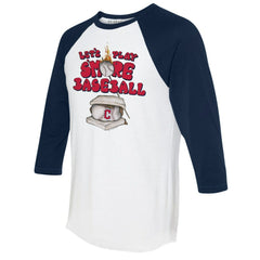 Cleveland Guardians Tiny Turnip Women's Smores 3/4-Sleeve Raglan T-Shirt - MLB T-shirts