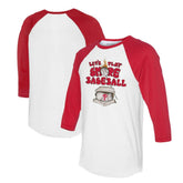 Philadelphia Phillies Tiny Turnip Women's Smores 3/4-Sleeve Raglan T-Shirt - MLB T-shirts