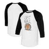 San Francisco Giants Tiny Turnip Women's Spit Ball 3/4-Sleeve Raglan T-Shirt - MLB T-shirts