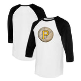 Pittsburgh Pirates Tiny Turnip Unisex Stitched Baseball 3/4-Sleeve Raglan T-Shirt - MLB T-shirts