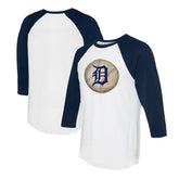 Detroit Tigers Tiny Turnip Unisex Stitched Baseball 3/4-Sleeve Raglan T-Shirt - MLB T-shirts