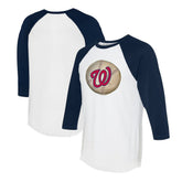 Washington Nationals Tiny Turnip Unisex Stitched Baseball 3/4-Sleeve Raglan T-Shirt - MLB T-shirts