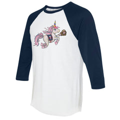 Minnesota Twins Tiny Turnip Unisex Unicorn 3/4-Sleeve Raglan T-Shirt - MLB T-shirts