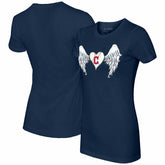 Cleveland Guardians Tiny Turnip Women's Angel Wings T-Shirt - MLB T-shirts