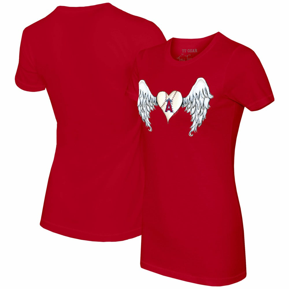 Los Angeles Angels Tiny Turnip Women's Angel Wings T-Shirt - MLB T-shirts