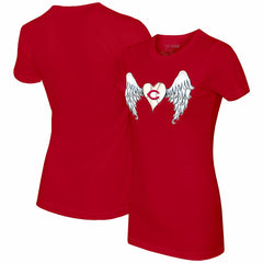 Cincinnati Reds Tiny Turnip Women's Angel Wings T-Shirt - MLB T-shirts