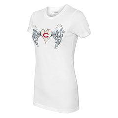 Cincinnati Reds Tiny Turnip Women's Angel Wings T-Shirt - MLB T-shirts