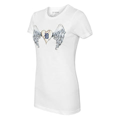 Detroit Tigers Tiny Turnip Women's Angel Wings T-Shirt - MLB T-shirts