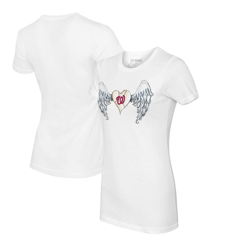 Washington Nationals Tiny Turnip Women's Angel Wings T-Shirt - MLB T-shirts