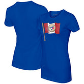 Toronto Blue Jays Tiny Turnip Women's Baseball Flag T-Shirt - MLB T-shirts