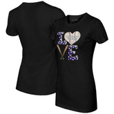 Colorado Rockies Tiny Turnip Women's Baseball Love T-Shirt - MLB T-shirts