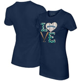 Seattle Mariners Tiny Turnip Women's Baseball Love T-Shirt - MLB T-shirts
