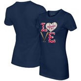 Washington Nationals Tiny Turnip Women's Baseball Love T-Shirt - MLB T-shirts