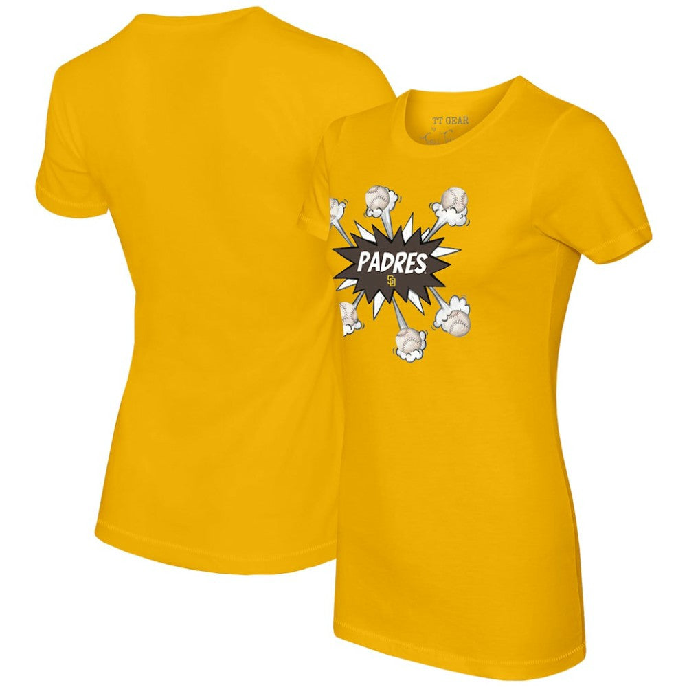 San Diego Padres Tiny Turnip Women's Baseball Pow T-Shirt - MLB T-shirts