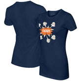 Detroit Tigers Tiny Turnip Women's Baseball Pow T-Shirt - MLB T-shirts